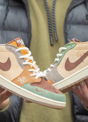 Nike air jordan retro 1 кроссовки 8