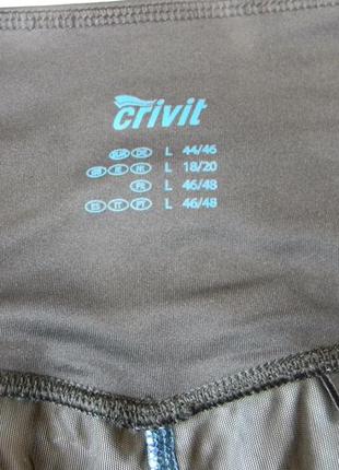 Укороченные лосины/леггинсы crivit body line р.l44/466 фото