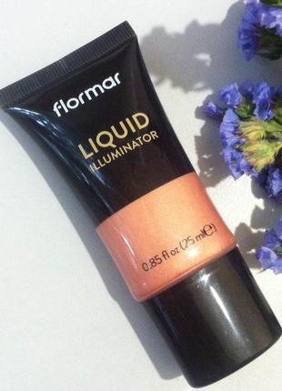 Жидкий хайлайтер  flormar liquid illuminator 03 rosy glow1 фото