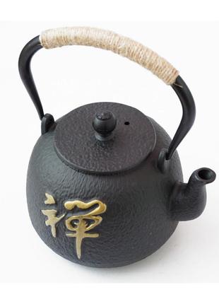 Чайник чавунний тецубін із ситом "дзен" 1200мл2 фото