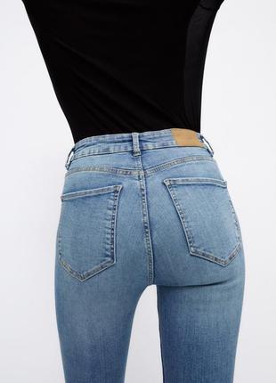 Новые двентажные джинсы скинни zara s3 фото