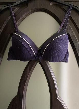 Шикарний, ажурний, базовий, з супер пушапом, бюстгальтер, фіолетового кольору, від бренду: new look 👌