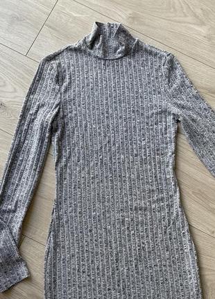 Класна сукня shein в рубчик 2