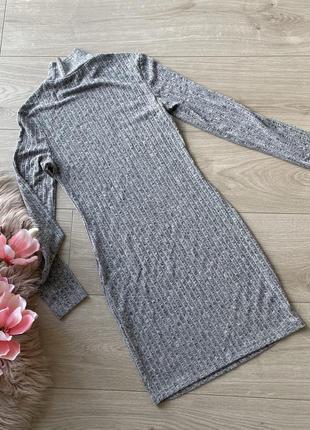 Класна сукня shein в рубчик 4