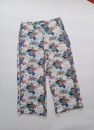 Легкие летние брюки из вискозы палаццо кюлоты