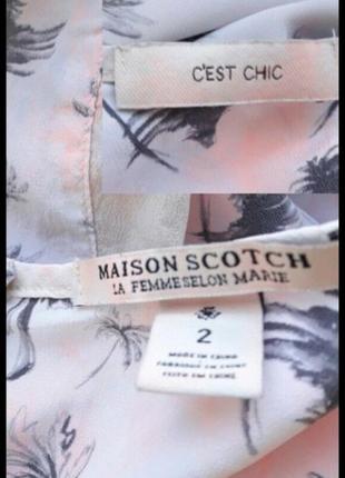 Ніжна шовкова блуза,maison scotch9 фото