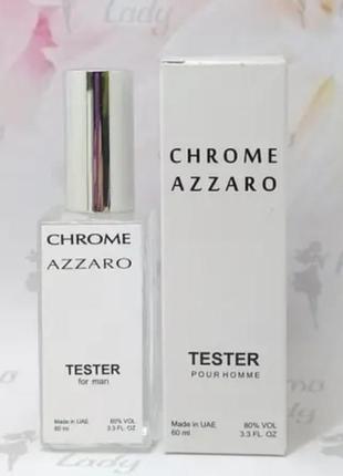 Парфюмированная вода мужская azzaro chrome (аззаро хром) 60 мл