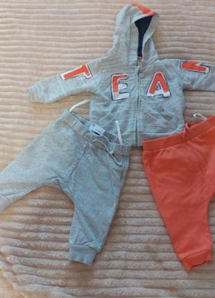 Костюм трійка італія primigino: товстовка та двоє штанів