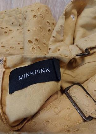 Стильний жовтий літній комбінезон 100% віскоза  minkpink8 фото