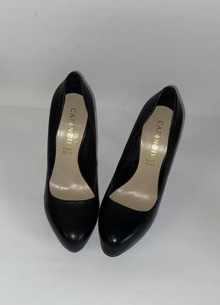 Cafenoir жіночі шкіряні туфлі на каблуку 36-й розмір4 фото
