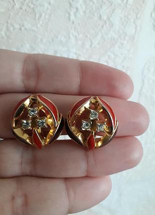 Винтаж  austrian клипсы