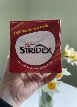 Stridex, стридекс, пэды, диски, без спирта, 55ш3 фото