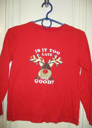 Кофта новорічна.9-10 років.зріст 134-140 см