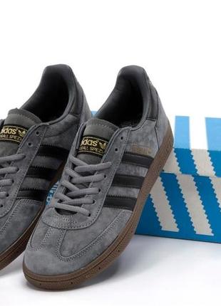 Замшеві кросівки adidas spezial grey1 фото