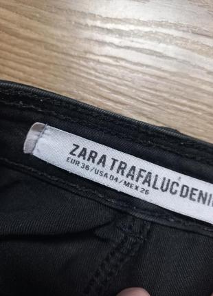 Zara skinny trafaluc узкие джинсы с высокой посадкой3 фото