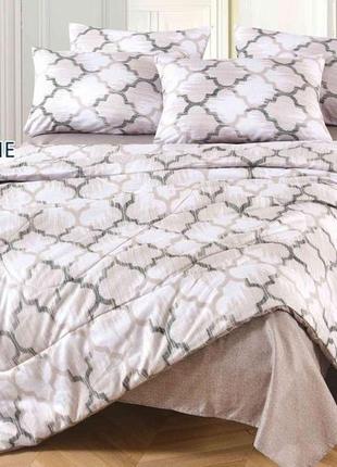 Шикарное постельное белье евро размер 200×230 сатин турция комплект постельного белья...