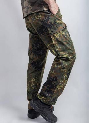Штаны джогеры бундес bundeswehr камуфляж с манжетами мужские2 фото