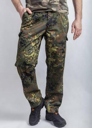 Брюки джогери бундес bundeswehr камуфляж з манжетами чоловічі штани1 фото
