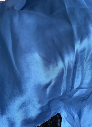 Шмкарний сатиновий пенюар яскравий пенюар нічна сорочка білизна жіноча4 фото