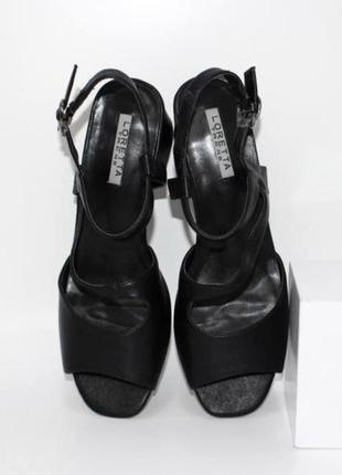 Черные женские босоножки на невысоком каблуке 5.5 см3 фото