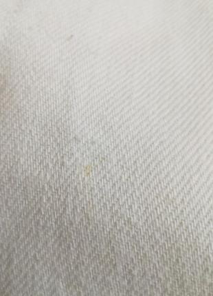 Коттоновые молочные плотные брюки багги / кюлоты uniqlo7 фото