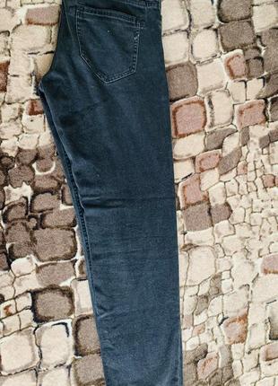 Джинсы staff черно-серые