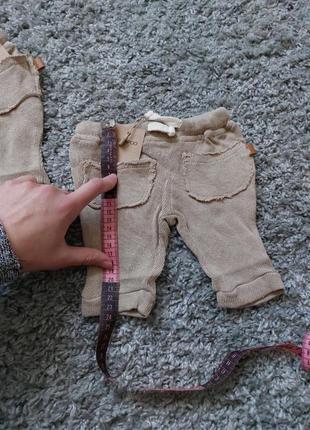 Легкие вязаные брюки шорты бриджи для младенцев 0-3 месяца на лето3 фото