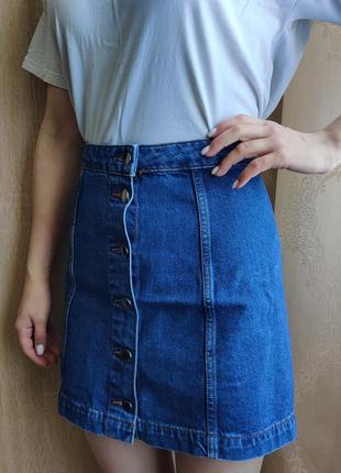 Джинсова спідниця topshop