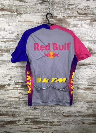 Мужская беговая футболка вело велофутболка red bull rapha castelli