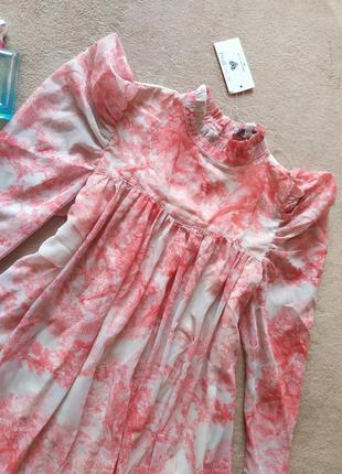 Невероятное шифоновое нежное платье в винтажном стиле есть дефект4 фото