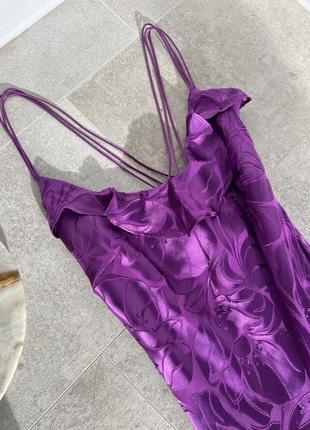 Роскошное винтажное шелковое длинное платье от monsoon6 фото