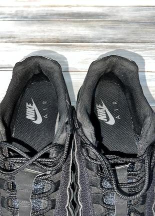 Nike air max 95&nbsp; black- wolf grey оригинальные кроссовки7 фото