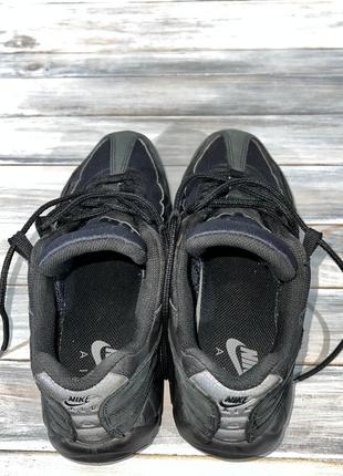 Nike air max 95&nbsp; black- wolf grey оригинальные кроссовки8 фото