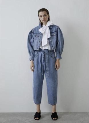 Джинсовая куртка джинсовка пиджак zara