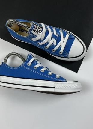 Кеды converse chuck taylor all star original синие женские летние3 фото