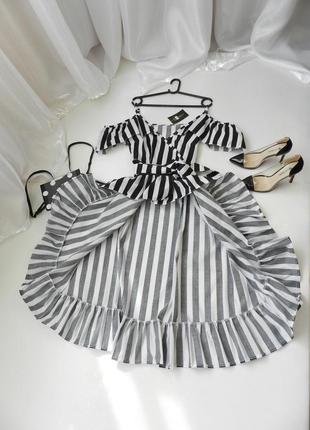 ⛔⛔плаття в смужку 5