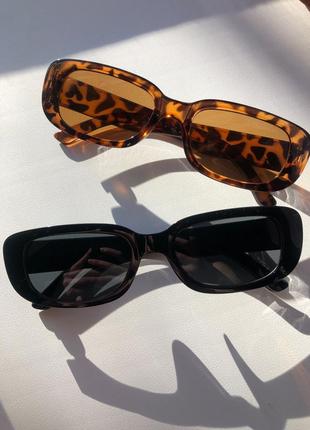 Окуляри сонцезахисні жіночі прямокутні / очки солнцезащитные женские прямоугольные, uv-400, тренд сезона7 фото