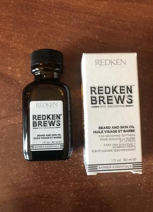 Масло для бороды и кожи лица redken brews, 30 мл1 фото