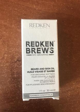 Масло для бороды и кожи лица redken brews, 30 мл3 фото