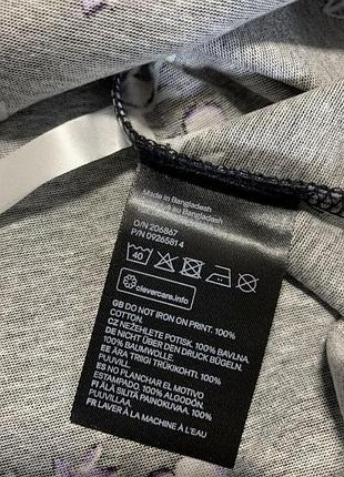 H&m футболка с рисунком цветы 3