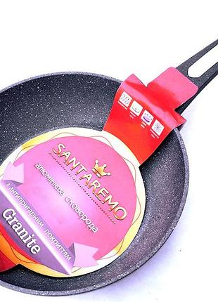 Сковорода универсальная santaremo granite cd-fg-dfp-20 20 см