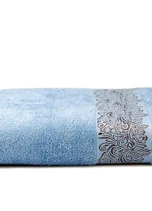 Рушник махровий home line "laura" (блакитний), 70х140см 101630