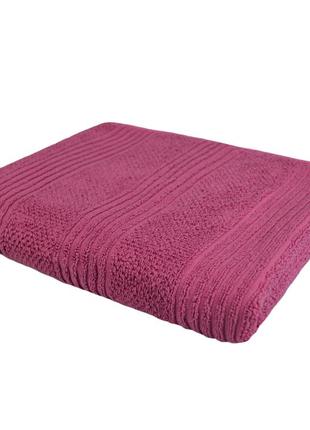 Рушник махровий home line "verona" (фуксія), 70х130см 139508