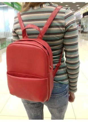 Женский рюкзак sambag este mb красный  ll5 фото