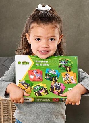 Настільна гра john deere kids меморі ферма 54 картки (47283) ll6 фото