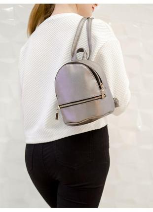 Рюкзак sambag liubava  minisg silver dark ll2 фото