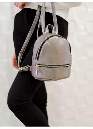 Рюкзак sambag liubava  minisg silver dark ll4 фото