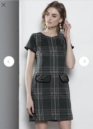 Стильное платье в клетку dorothy perkins