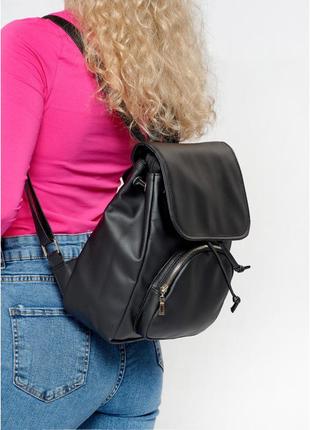 Жіночий рюкзак sambag loft n чорний3 фото