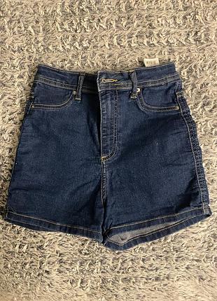 Шорти сині по фігурі